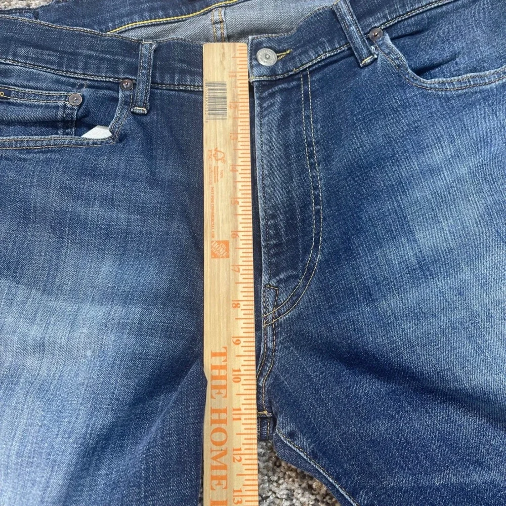 Polo Ralph Lauren Men's 38x31 Varick Slim Straight‎ Jeans Dark Wash Blue Denim